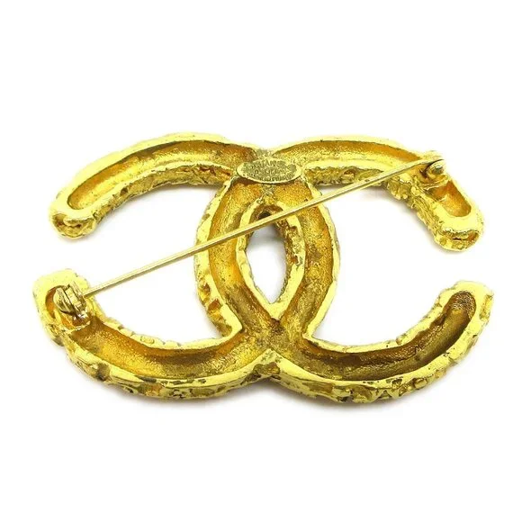 Chanel CC Brooch Pin Gold 93A 80520 - Picture 2 of 5